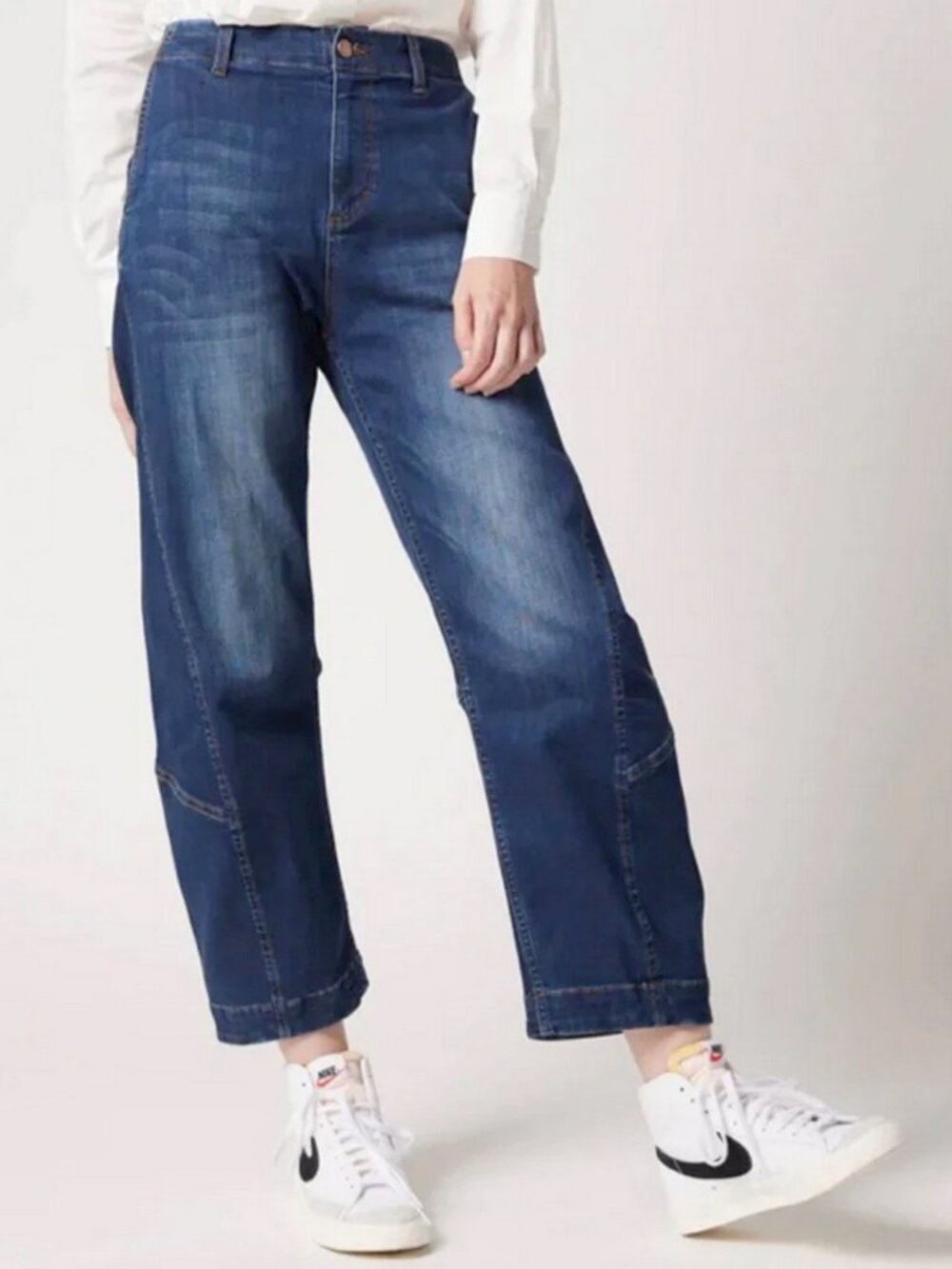 Ruti Barrel Leg Stretch Jeans